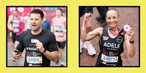 celebrity london marathon runners