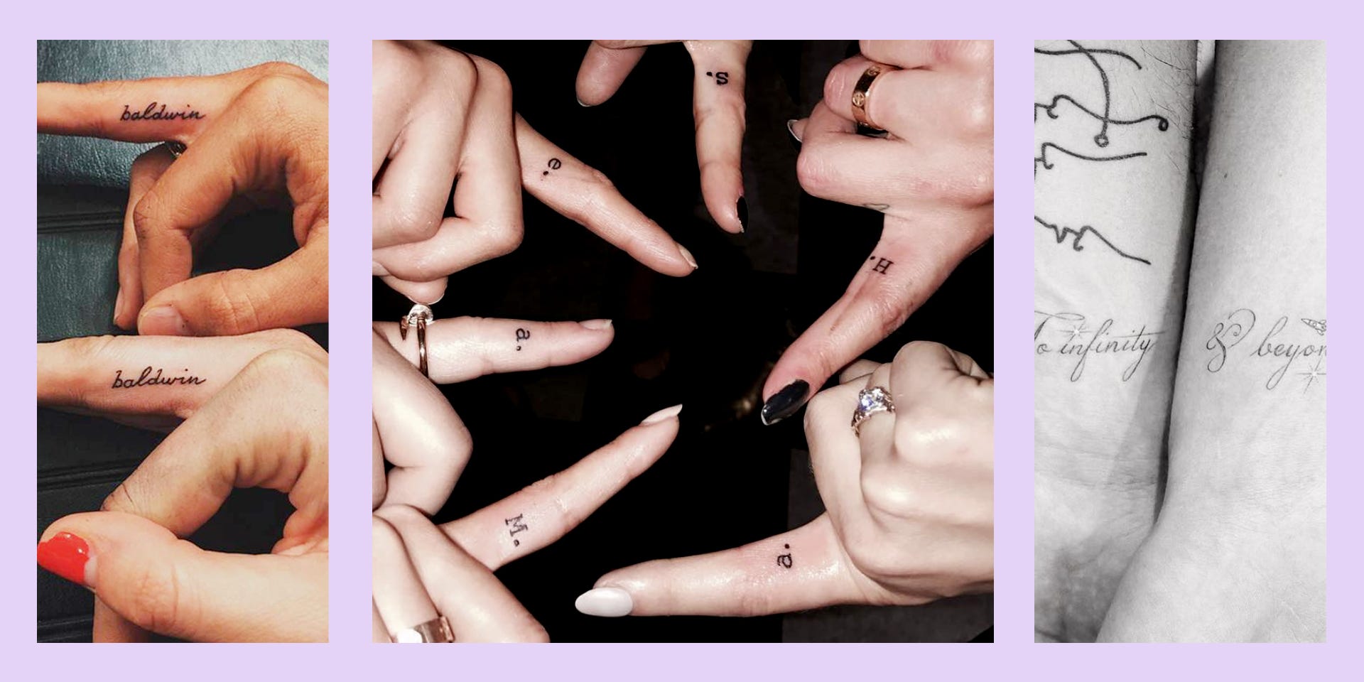 celebrity matching tattoos