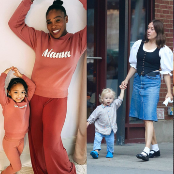 celebrity mother children matching outfits