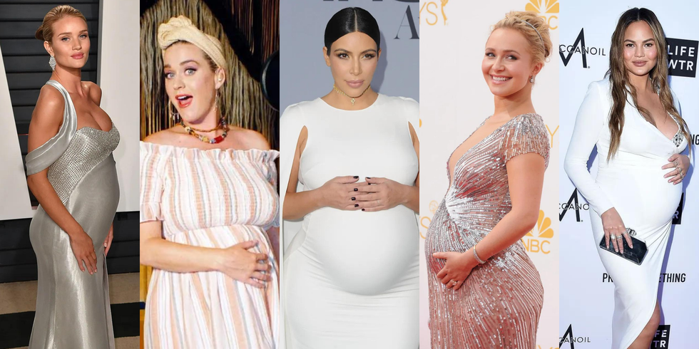 celebrities on pregnancy weight gain