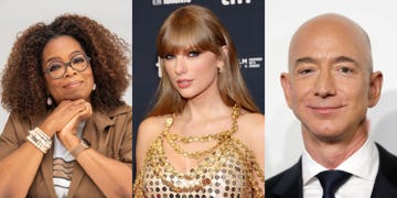 oprah winfrey, taylor swift, jeff bezos