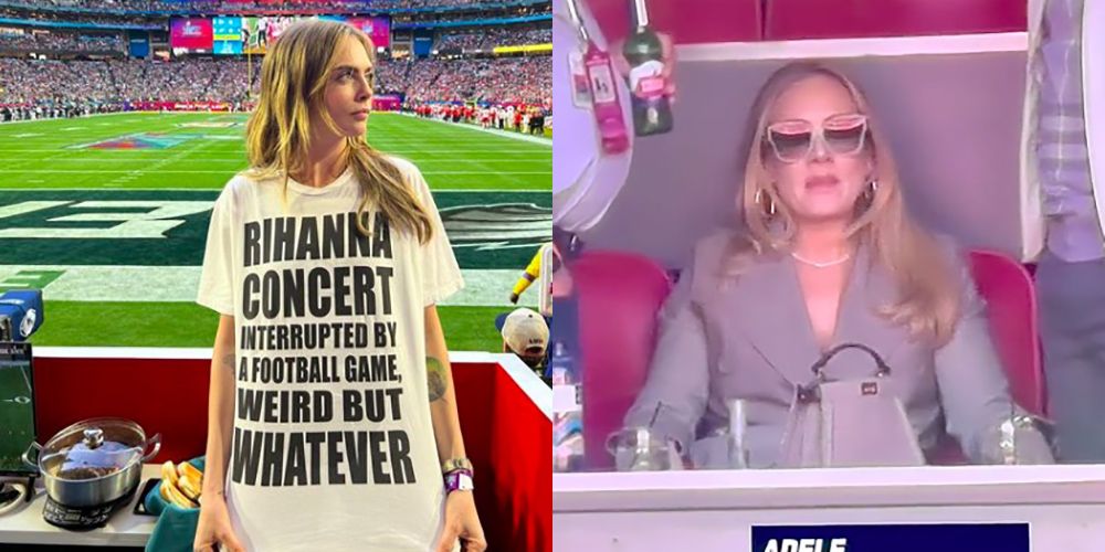 Adele wants to see Rihanna at the Super Bowl rather than the football