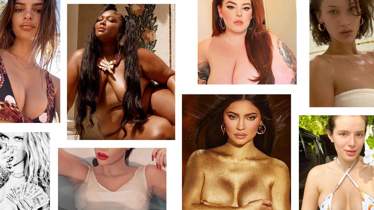 Soft Teen Boobs - 24 Best Celebrity Boobs on Instagram - Celebs Who Posted Pics of Their Boobs