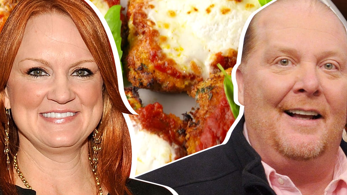 preview for Mario Batali Vs. Ree Drummond: Whose Chicken Parm Is Better?