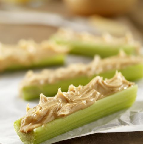 Peanut Butter on Sticks of Celery