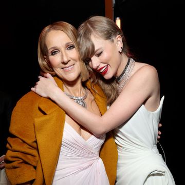 los angeles, california february 04 l r celine dion and taylor swift attend the 66th grammy awards at cryptocom arena on february 04, 2024 in los angeles, california photo by kevin mazurgetty images for the recording academy