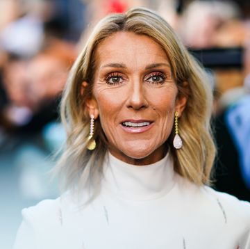 celine dion paris, france   july 03 celine dion is seen, outside valentino, during paris fashion week haute couture fallwinter 201920, on july 03, 2019 in paris, france photo by edward berthelotgc images