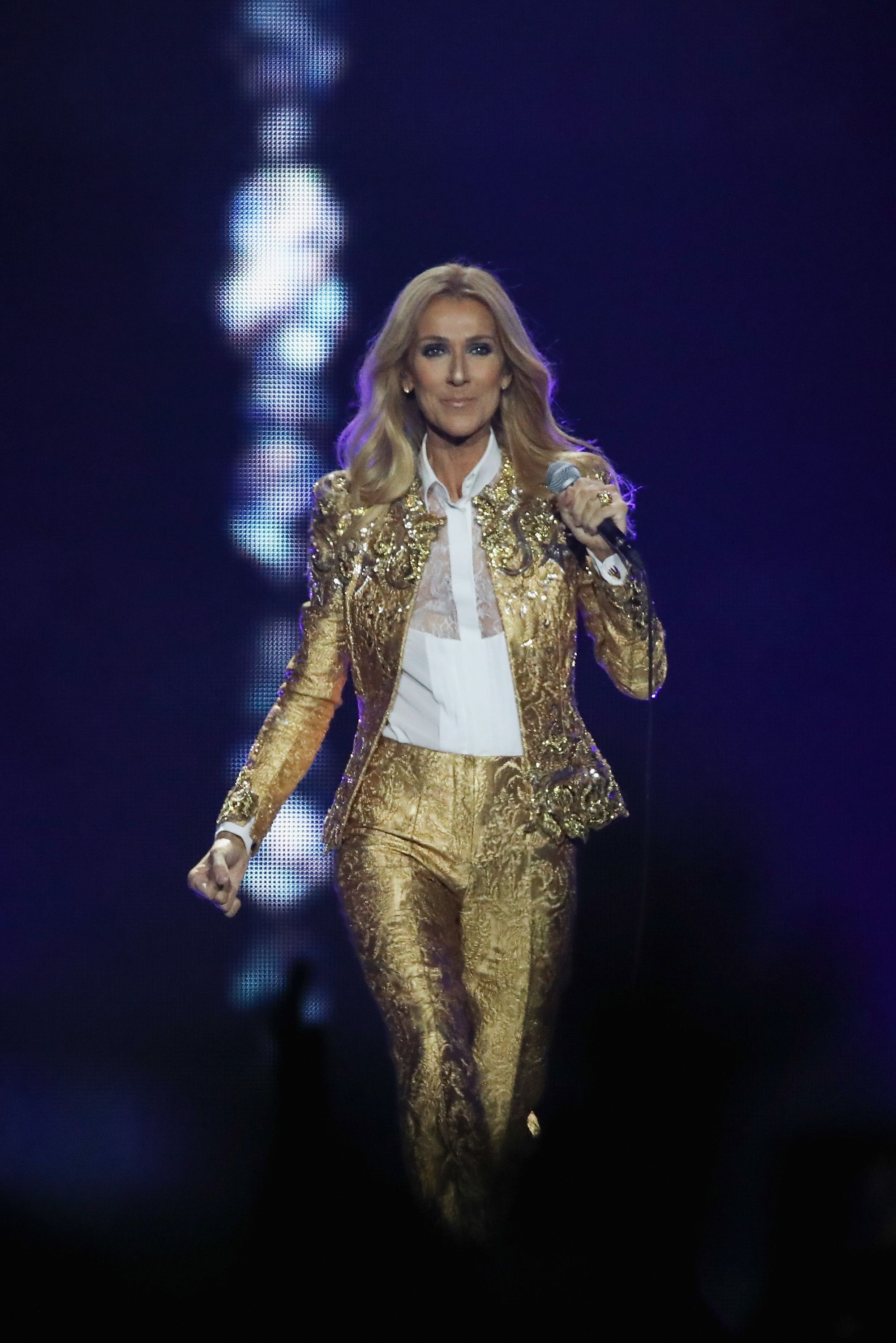 Céline Dion Is the Most Unlikely Person to Wear a Prairie Dress