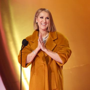 celine dion at the 66th annual grammy awards show