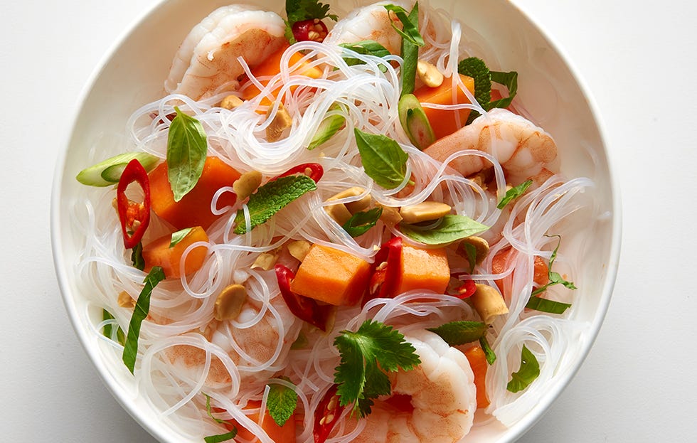 Papaya and cellophane noodles