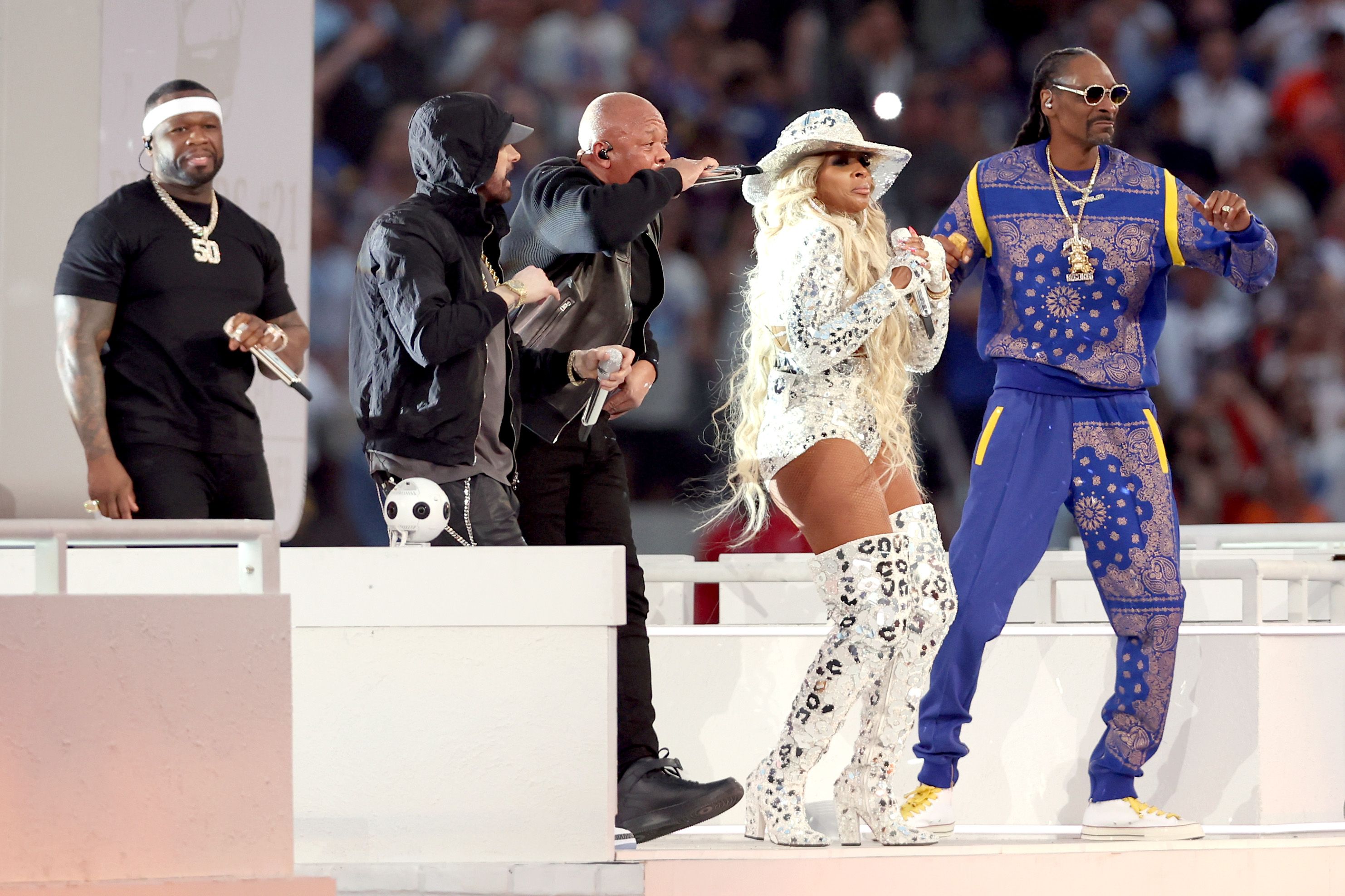 Dr. Dre, Snoop Dogg, Kendrick Lamar, Mary J. Blige discuss Super Bowl, Super  Bowl, Sports