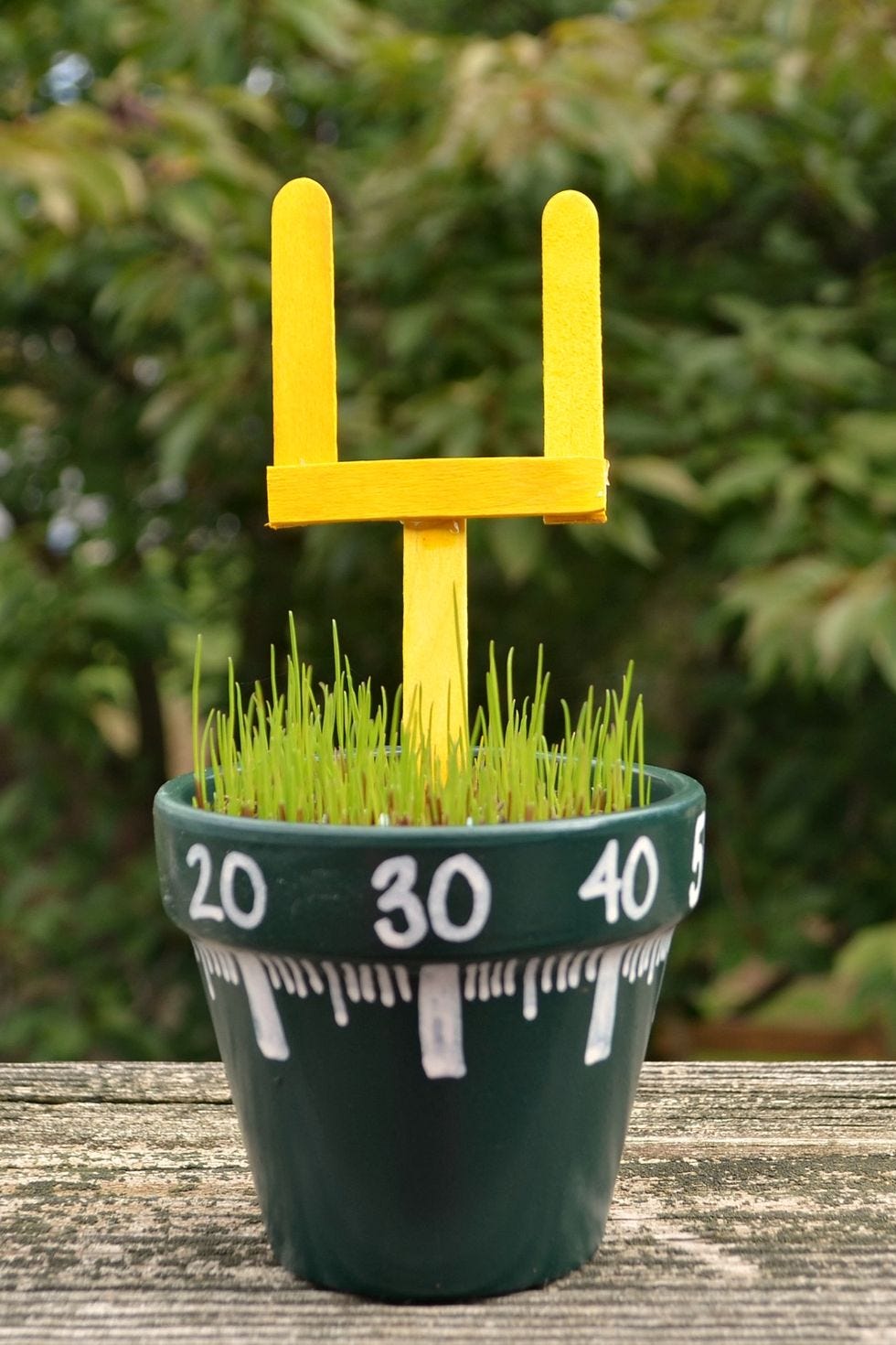 game day centerpiece football decorations