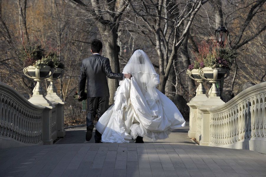 Central Park a New York è una location ideale per il matrimonio