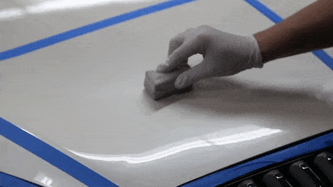 an animated gif showing the process of applying a ceramic coating