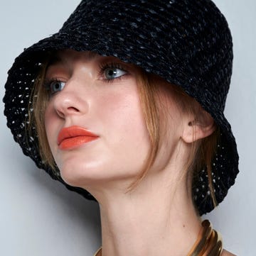 a person wearing a hat