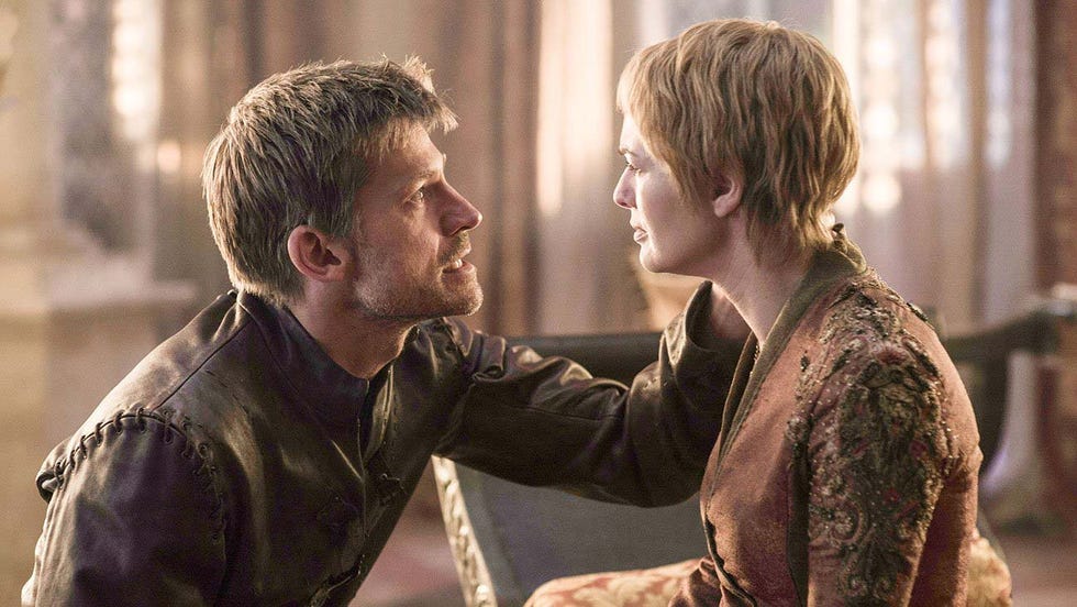 Juego de Tronos Cersei y Jaime Lannister