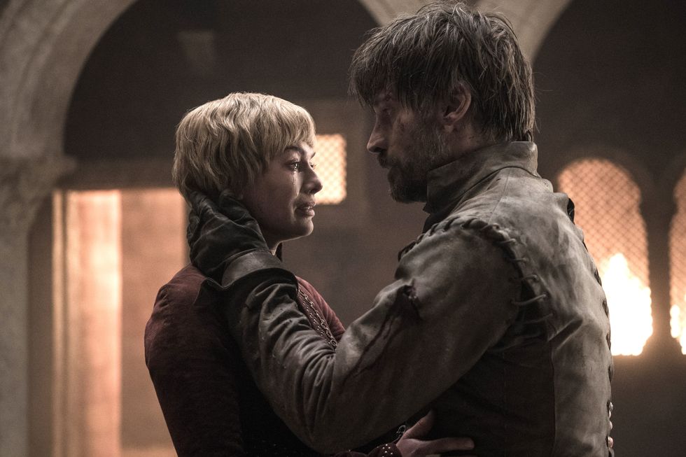 Cersei Lannister and Jaime Lannister, Game of Thrones season 8 episode 5