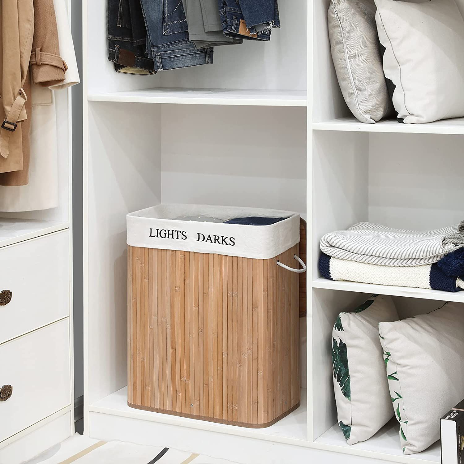 Cestos de la ropa sucia de IKEA: con asas, plegables, de fibras naturales