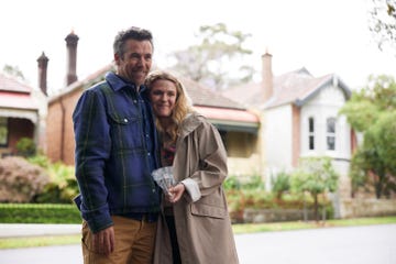 l r patrick brammall as gordon and harriet dyer as ashley and in colin from accounts, episode 1, season 2 streaming on paramount, 2024 photo credit joel pratleyparamount??