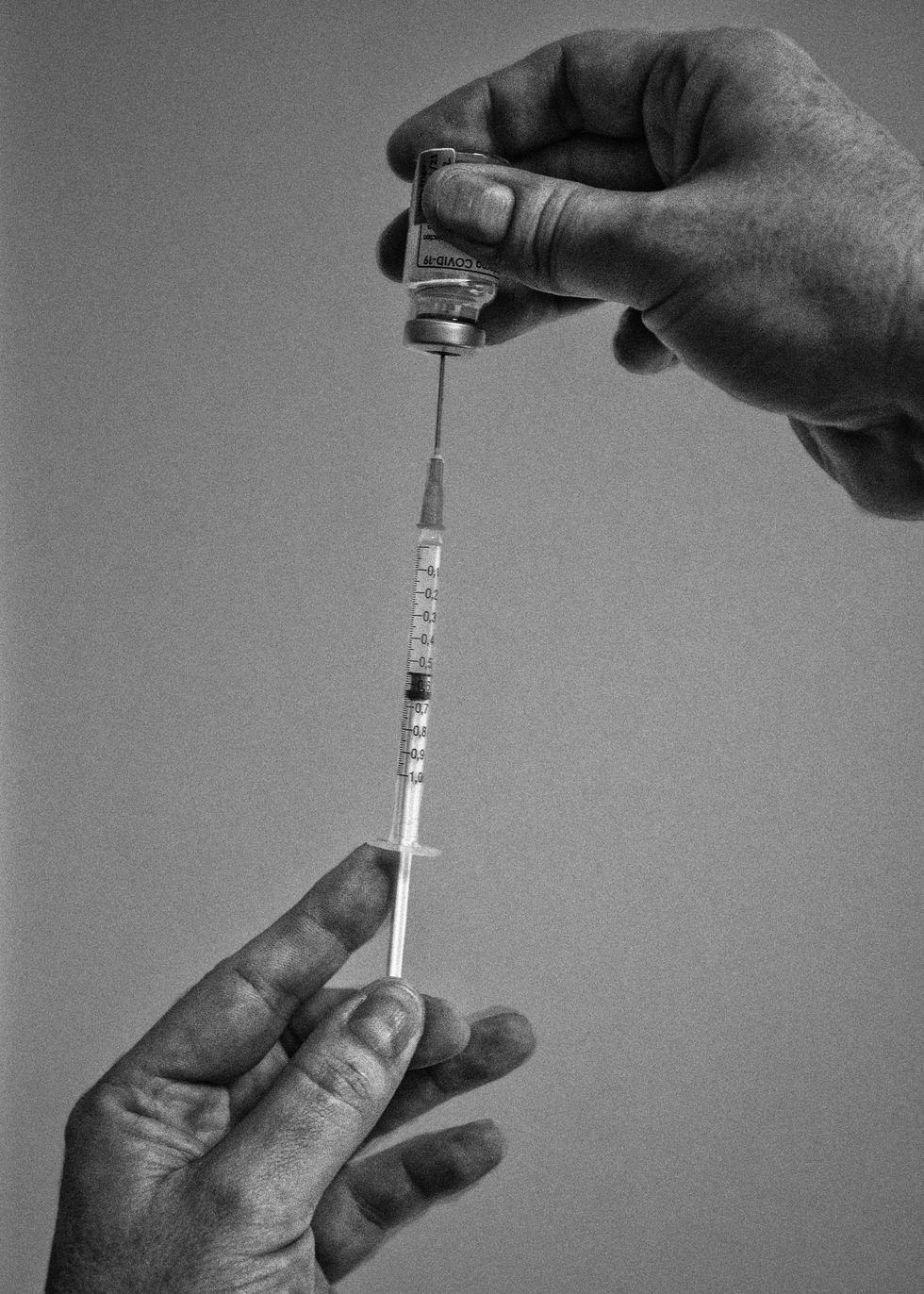 Op 8 januari 2021 wordt de eerste dosis van het nieuwe Modernavaccin in het Centre Hospitalier Universitaire Tivoli toegediend