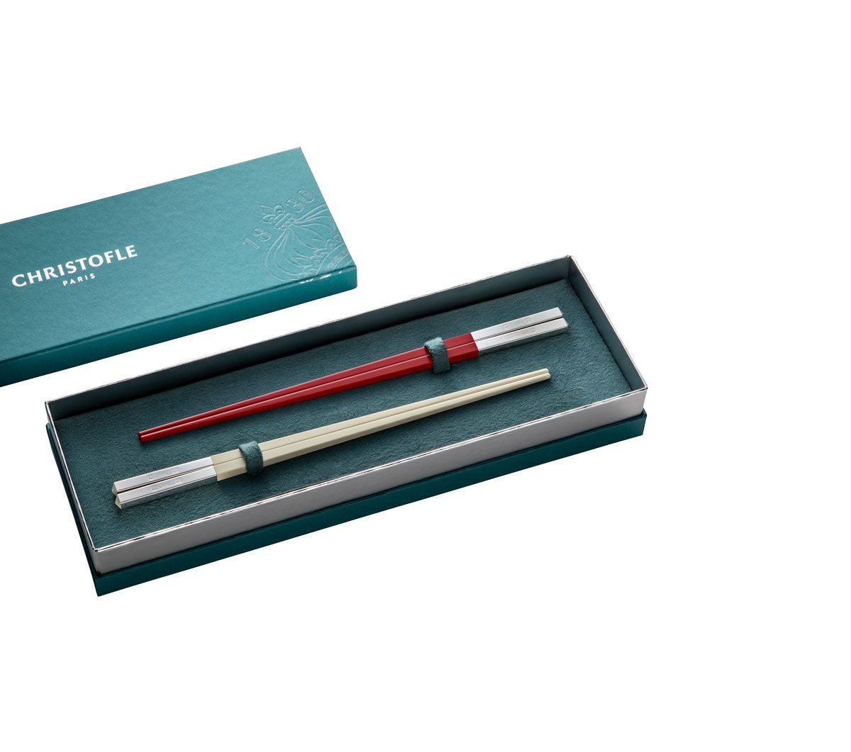 Christofle 赤と白の箸セット Christofle 赤と白の箸セット