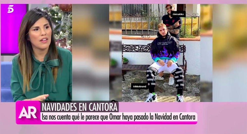 Chabelita reacciona a las fotografías de Omar y su madre