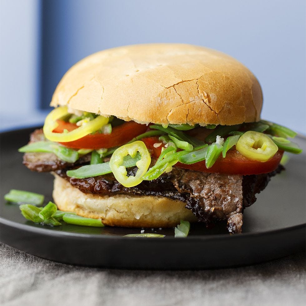 chacarero, a chilean steak sandwich