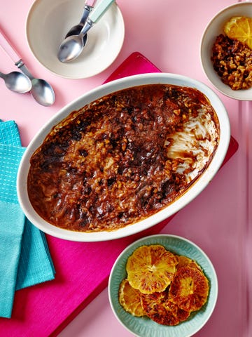 chai dark chocolate rice pudding