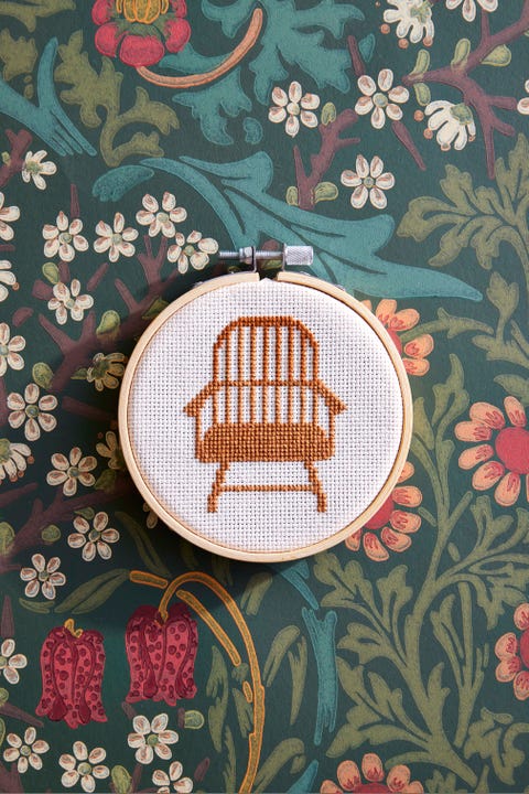 chair cross stitch