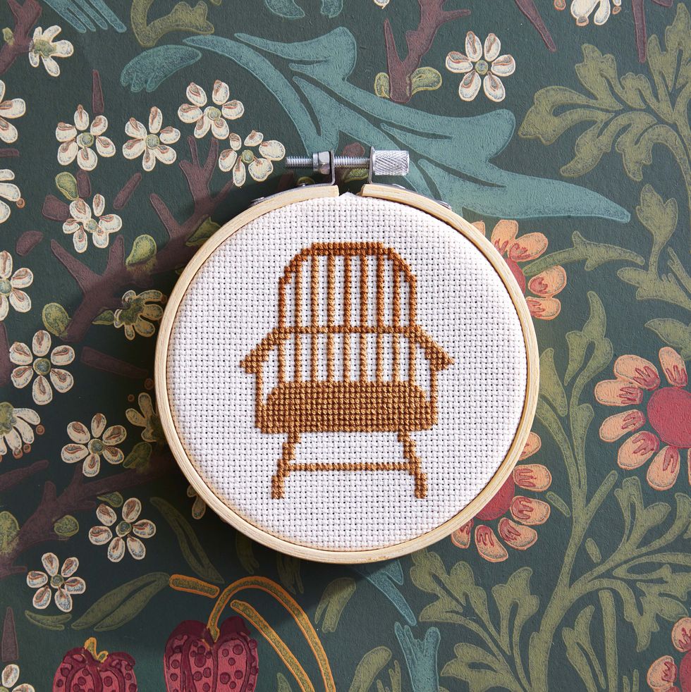 chair cross stitch