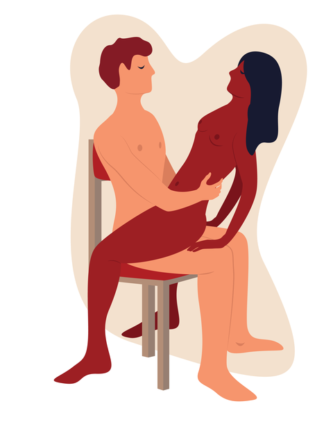the lap dance chair sex position