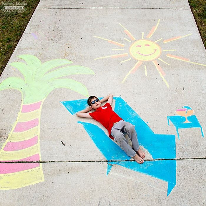 13 Best Chalk Art Ideas - Easy Sidewalk Chalk Ideas