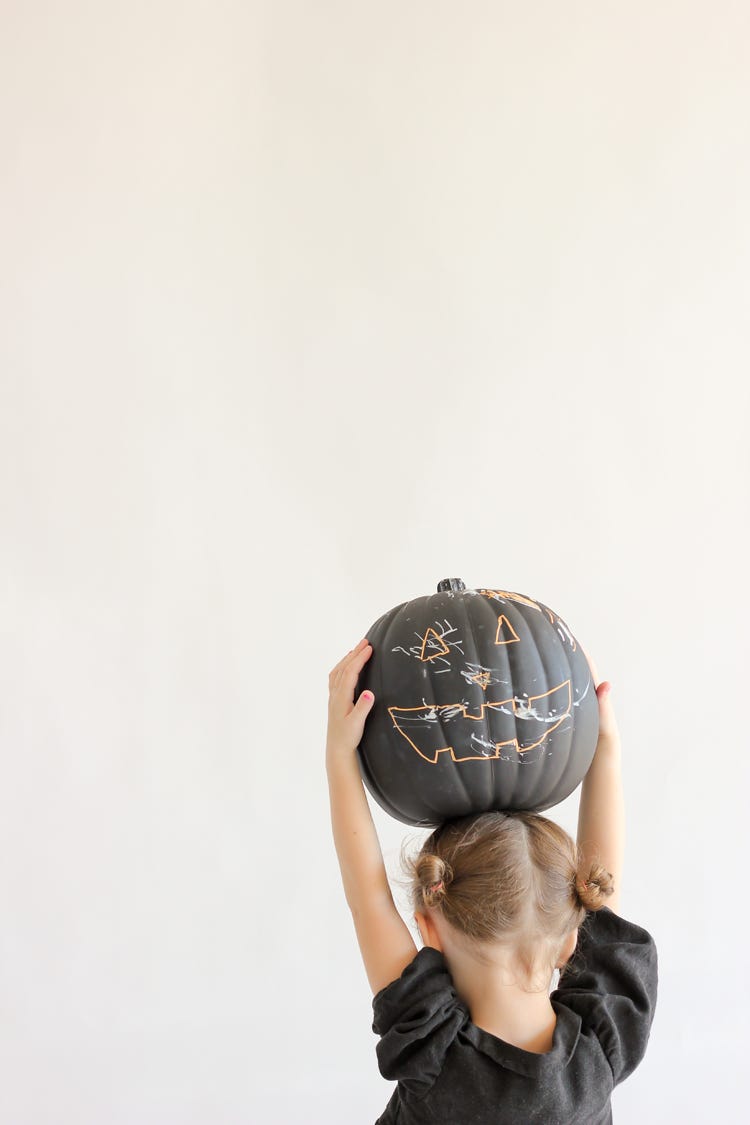 Chalkboard Pumpkins Pumpkin Crafts