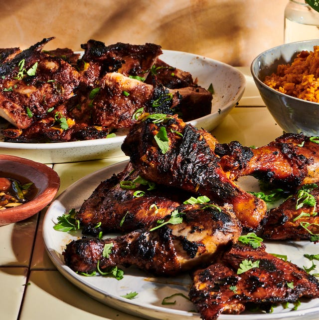Chamoru barbecue chicken two plates of chamoru barbecue chicken
