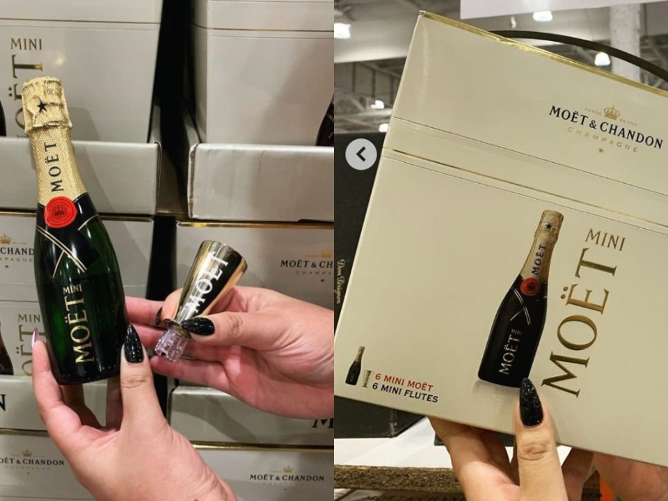 Rosé Mini Moet Champagne - (Order Multiple Bottles Minimum 2)