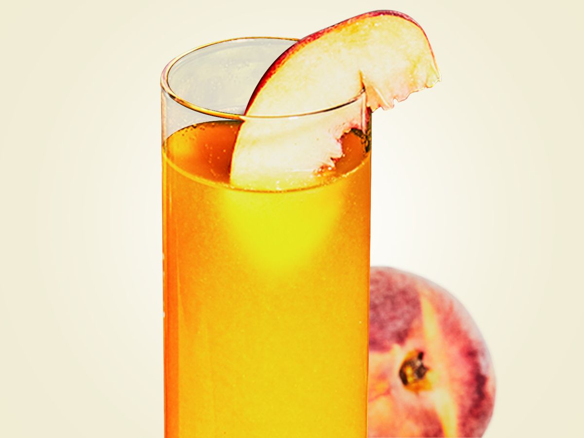 Peach Party, Wine Cocktail Recipe