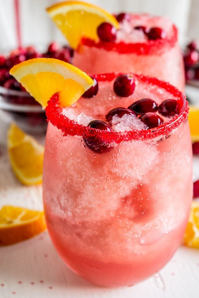 champagne cocktails - sparkling slush