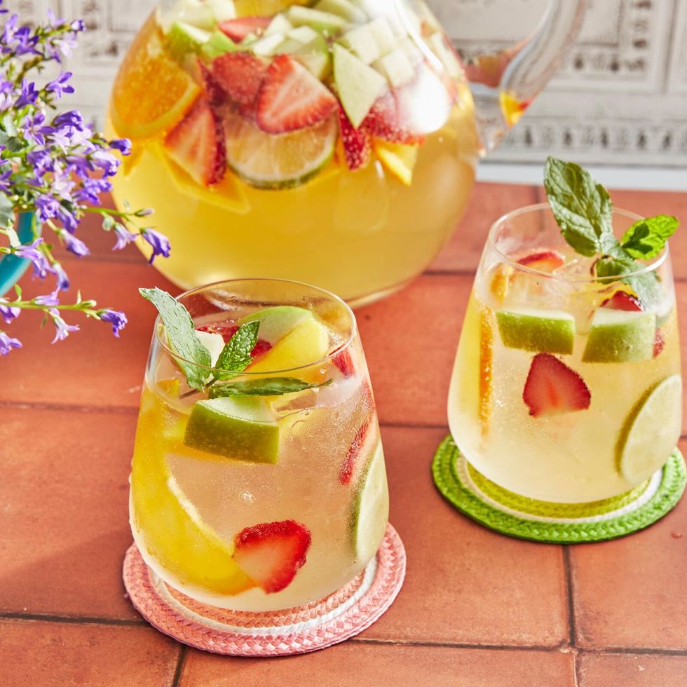champagne cocktails white wine sangria