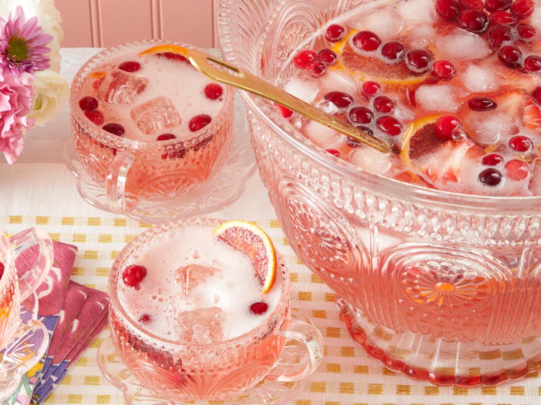 Party Punch Recipe  Strawberry Champagne Punch