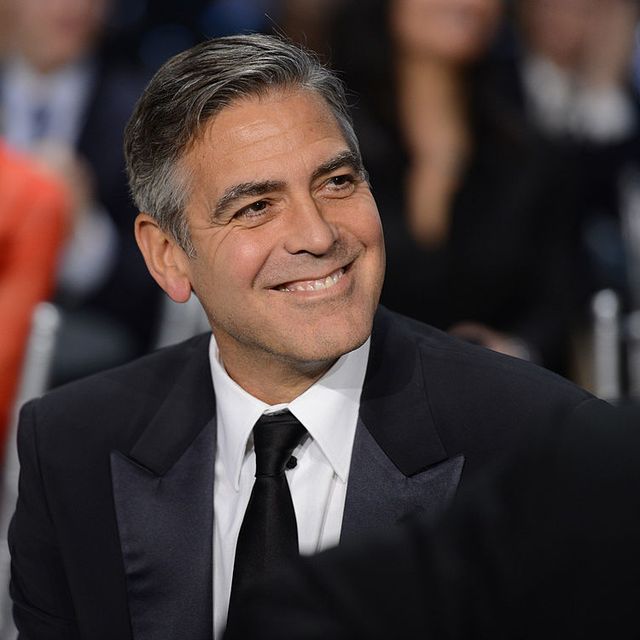 santa monica, ca january 10 actor george clooney attends the critics choice movie awards 2013 with skinnygirl cocktails at barkar hangar on january 10, 2013 in santa monica, california photo by michael kovacwireimage