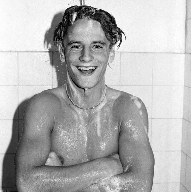 charlton athletic eighteen year old footballer paul walsh pictured in the showers at the valley, 22nd october 1980 photo by monte frescomirrorpixgetty images
