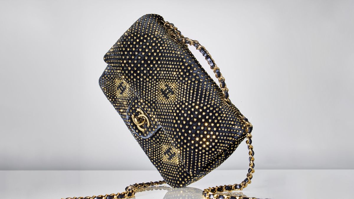 Chanel Beige Calfskin Wild Stitch Top Handle Bag Q6B3D33PIB000