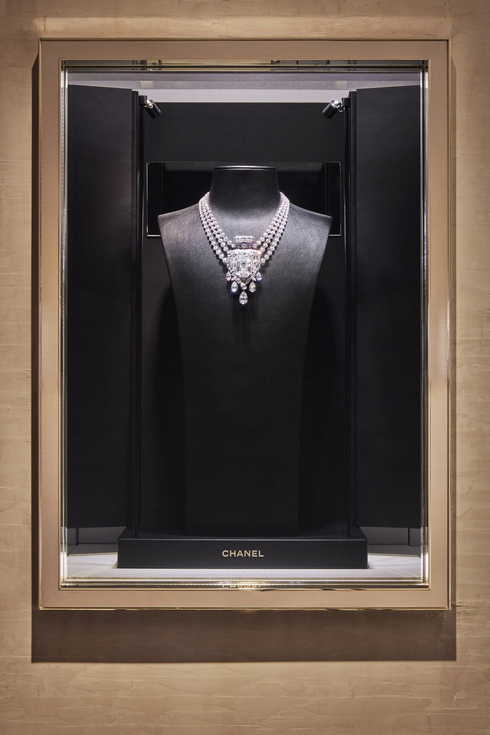 a black dress in a frame