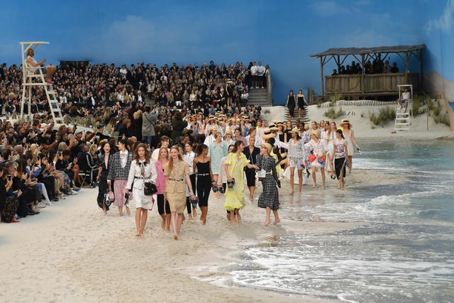 Surf's Up at Chanel Spring 2019 - Doubled and Around the Neck - PurseBop