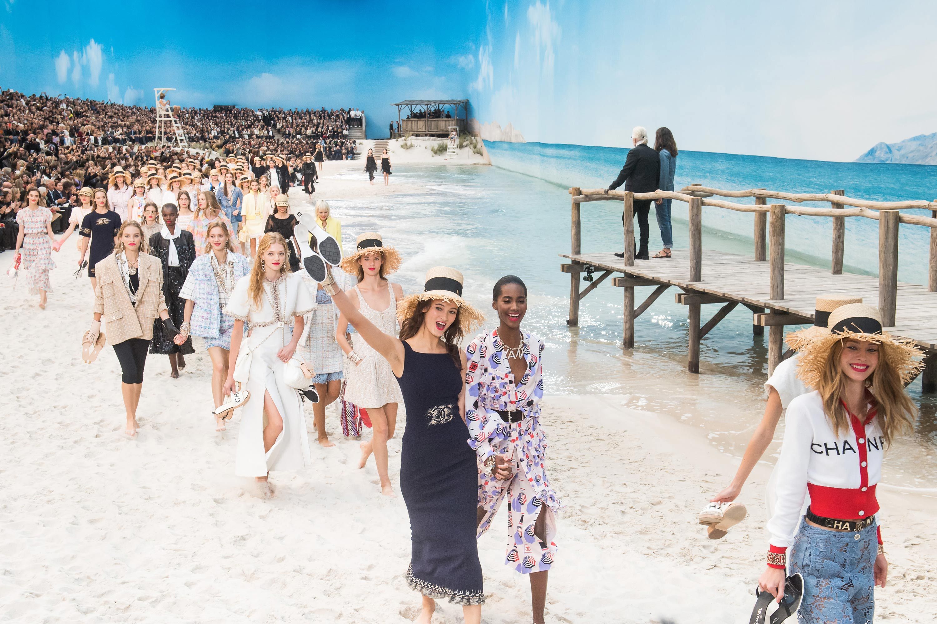 Chanel takes us on holiday with its impressive beach set