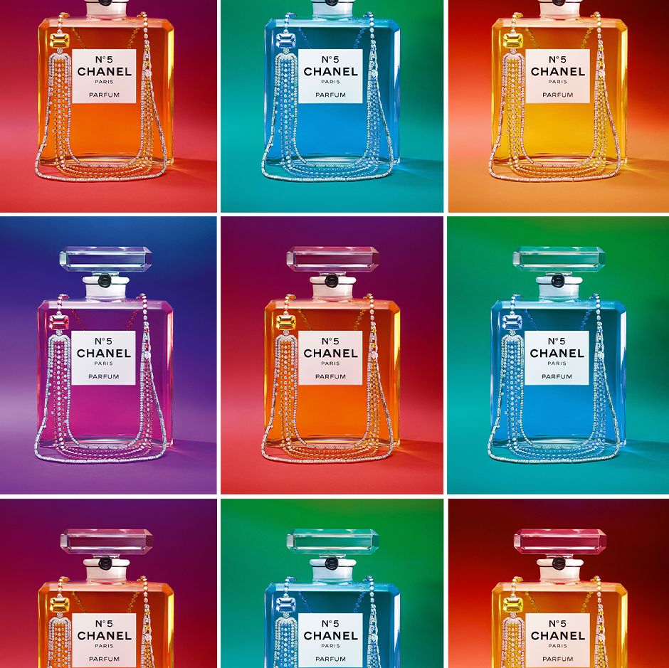 Chanel No. 5 Perfume Bottle Vintage Ad Magazine Print Advertising