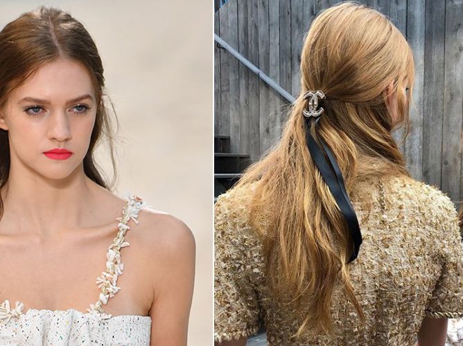 Chanel's rich beach hair at Paris Fashion Week - Spring/summer 2019 hair  trends