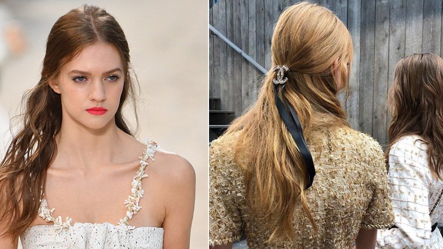 Paris Fashion Week Spring 2016 Hair Trend: Pigtails at Chanel