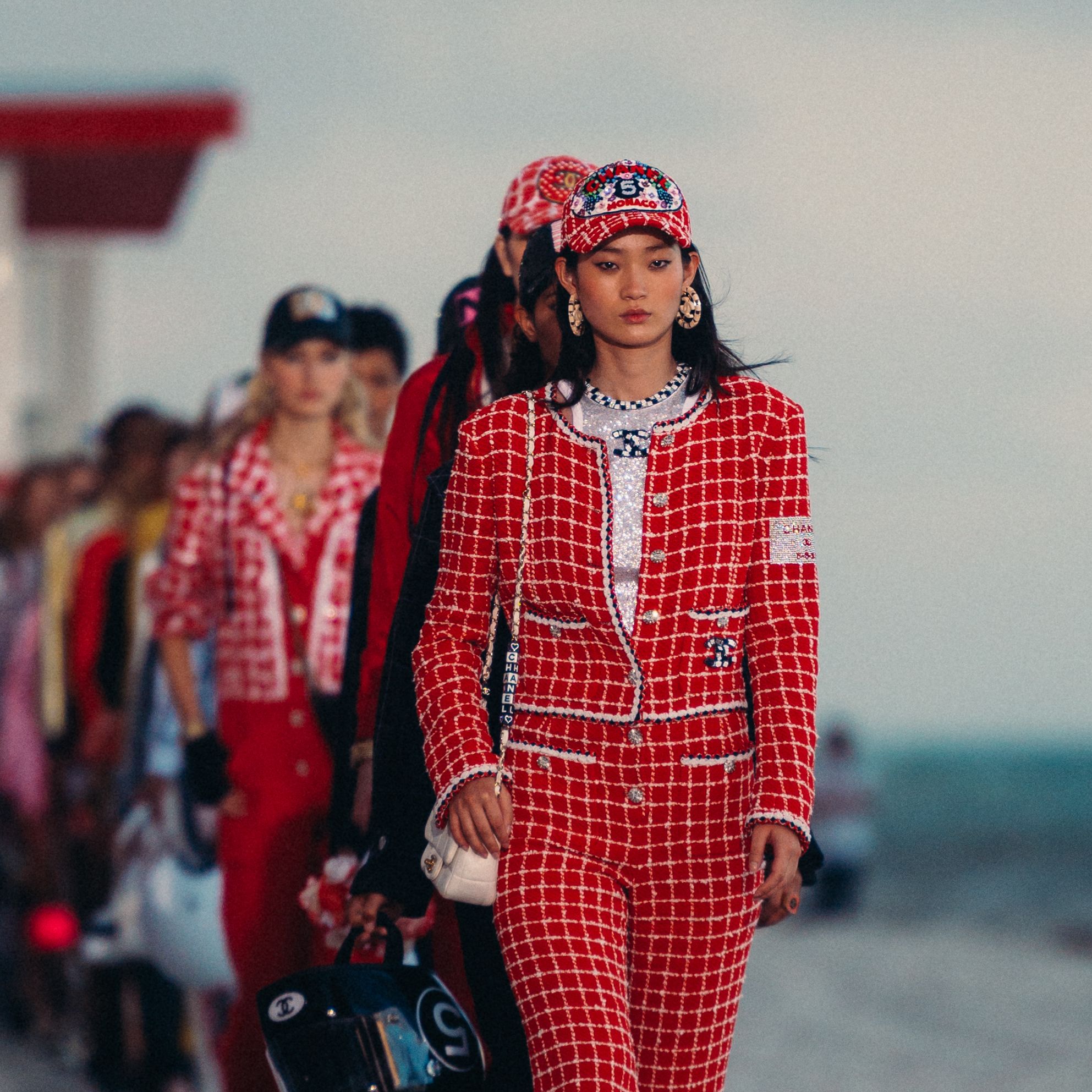  The house brought its cruise collection stateside to the beach at the Faena Hotel.