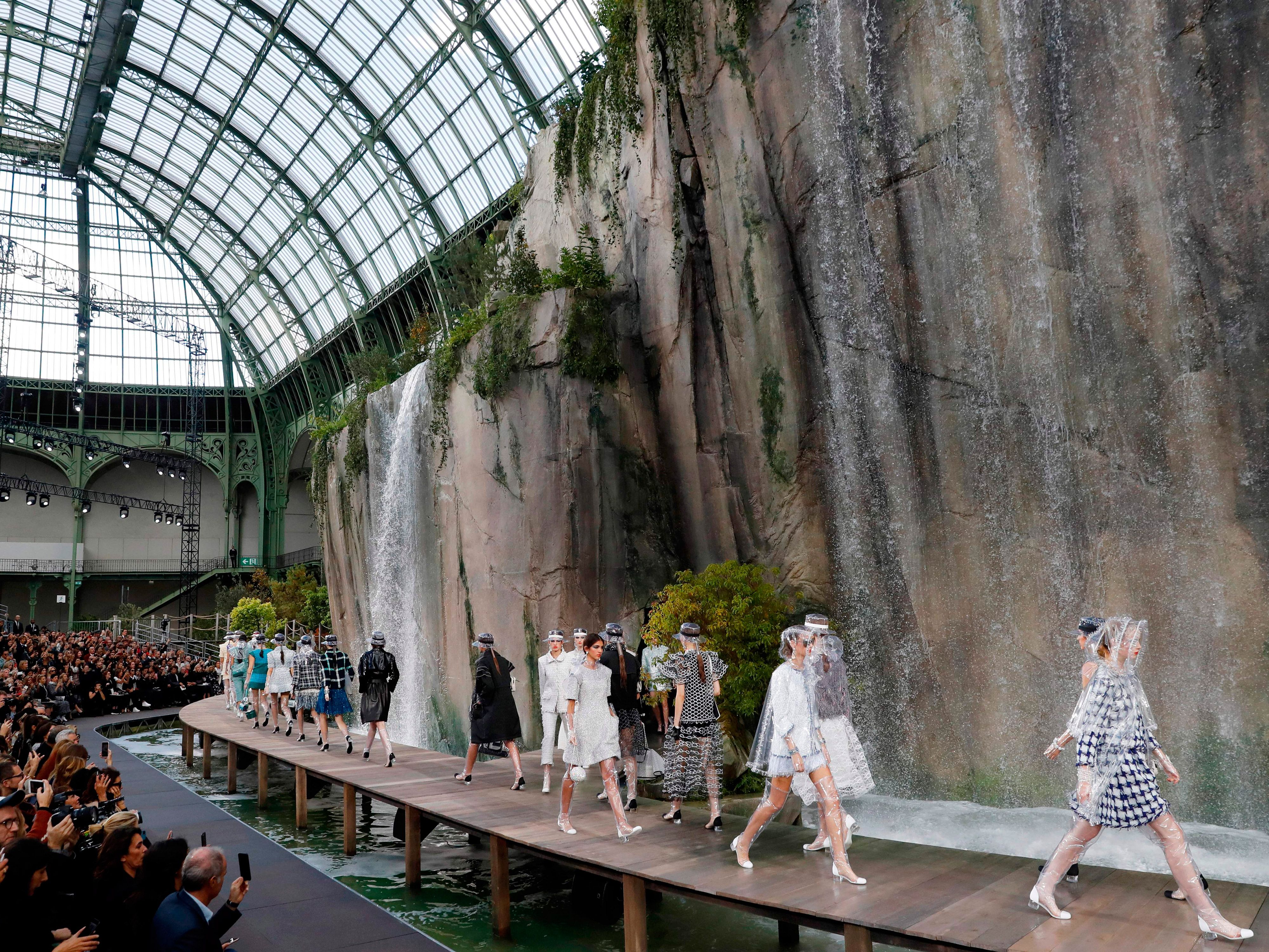 The most spectacular Chanel sets in the Grand Palais  Vogue France